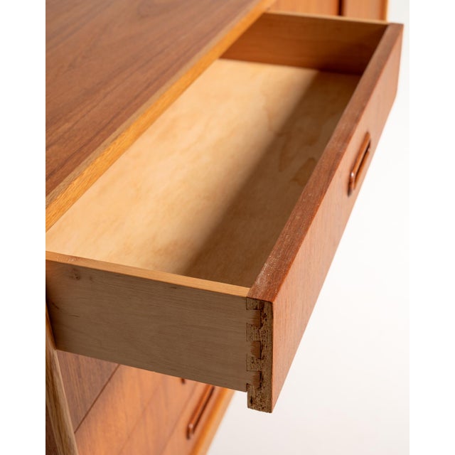 Scandinavian Teak and Oak Sideboard, 1950s For Sale - Image 6 of 13