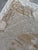 Textile Vintage Hand-Embroidered Neutral Tan Suzani From Bukhara 4'9'' X 4'10'' For Sale - Image 7 of 8