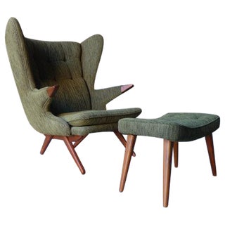 Mid-Century Style Reproduction "Papa Bear" Chair For Sale