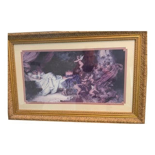 Modern After Francesco Vinea “Un Rêve D’Amour” (Dream of Love) 1896 Print For Sale
