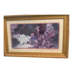 Modern After Francesco Vinea “Un Rêve D’Amour” (Dream of Love) 1896 Print
