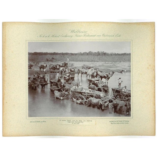Nepal. On the way from Dakh-na Bah to Barbara Valley (Auf der reise von dakh-na bah nach Barbara-Tal) - March 18th 1893 -...