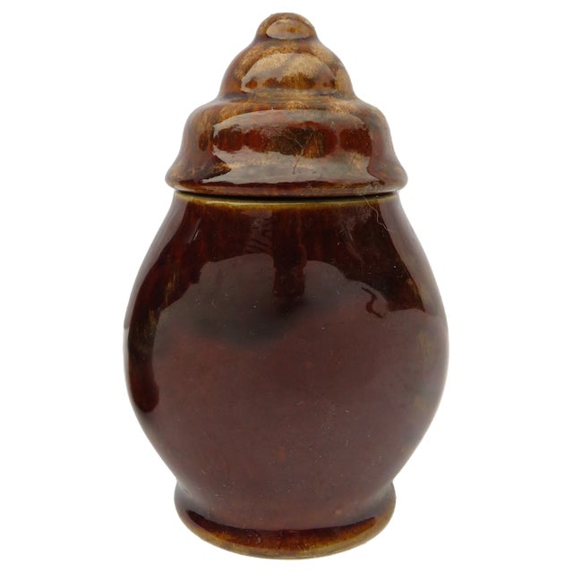 1970s European Brown Glazed Spice Jars, S/4 For Sale In Tulsa - Image 6 of 6