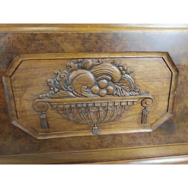 Art Deco Walnut Display Case, 1920s For Sale - Image 14 of 18