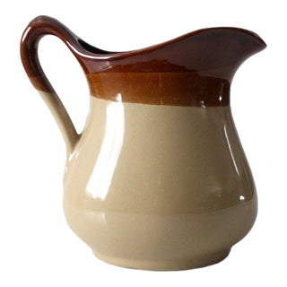 Vintage Stoneware Pitcher For Sale