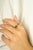 Open Design Pear & Baguette Toe Et Moi Ring by VRjewels Size 6.5 For Sale In New York - Image 6 of 12