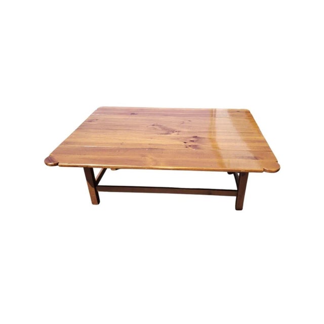 Ethan Allen MidCentury Pine Drop Leaf Cocktail Table Chairish