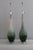 Mid 20th Century Frantelli Influence Forest Green and Sea Pearl White. Lamps For Sale - Image 9 of 12