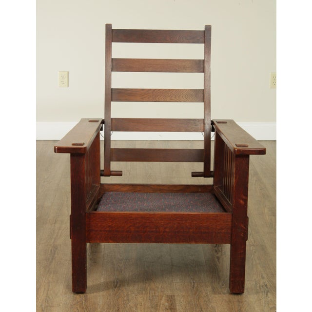 Stickley Brothers Antique Mission Oak Morris Chair Chairish
