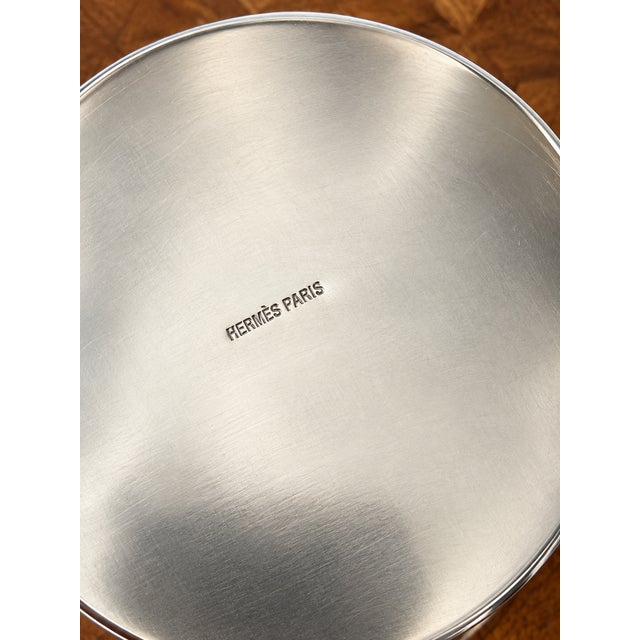 Traditional Hermès Paris Silver Horse Head Box - 1970s For Sale - Image 3 of 3