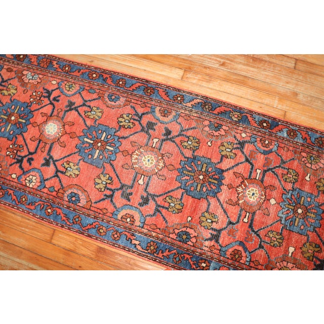 Persian Rust Color Persian Malayer Runner For Sale - Image 3 of 8