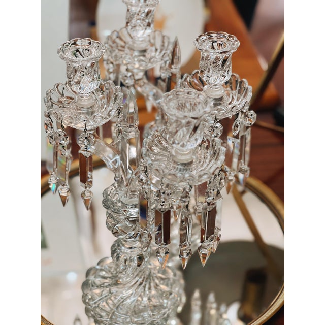 Girandole Chandeliers from Baccarat, 1950s, Set of 2 For Sale - Image 3 of 15