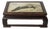 Square Dream Stone Inlaid Rosewood Slender Legs Display Stand For Sale
