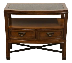 Thomasville Furniture American Anthem Collection Contemporary Traditional 35" Granite Top Nightstand 82811-806