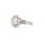 Antique Platinum 1.75ctw Old European Cut Diamond Halo Filigree Engagement Ring, Size 6 For Sale - Image 4 of 9