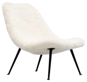 122 Lounge Chair in Alpaca Wool by Theo Ruth for Artifort, 1956