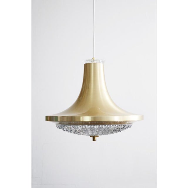 Pendant Lamp in Crystal Glass from Vitrika, Denmark, 1970s For Sale - Image 9 of 9