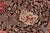 Shabby Chic 1990's Pak-Persian Black/Beige Wool Rug - 8'3'' X 10'3'' For Sale - Image 4 of 9