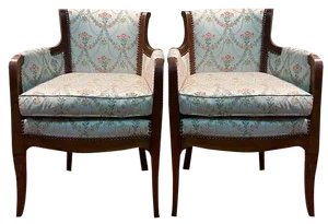 Set of Small Transition Louis XV Armchairs