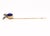 Blue Carl Bacher Austrian Egyptian Revival Gold & Enamel Scarab Beetle Stickpin For Sale - Image 8 of 11