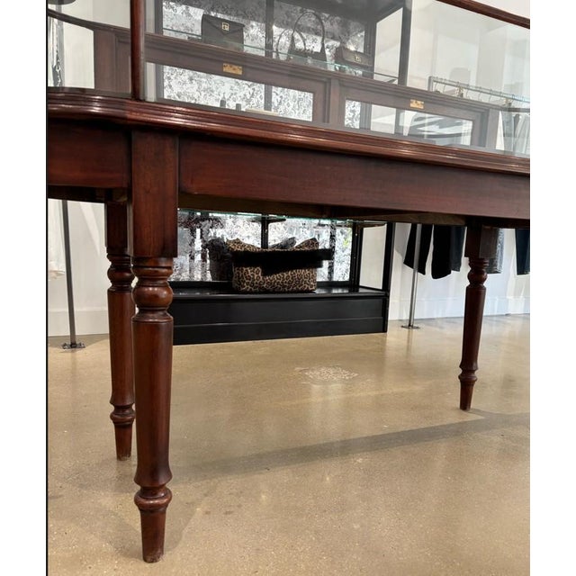 Wood Mahogany Display Cases For Sale - Image 7 of 9