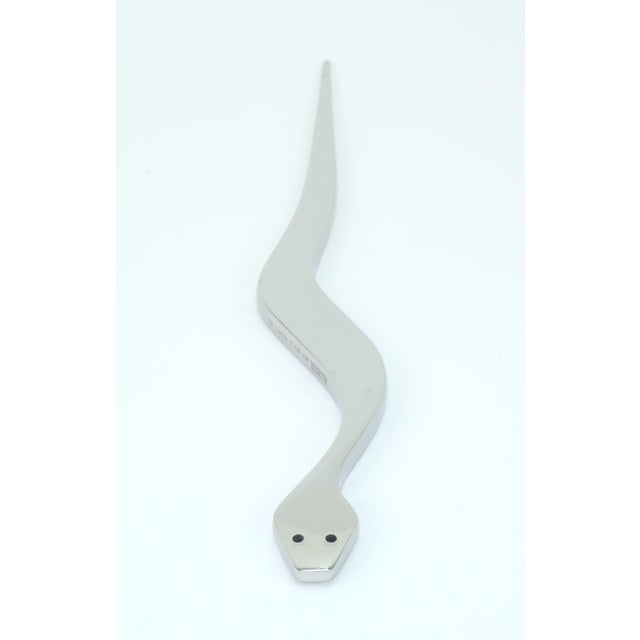 2010s Alessi Giulio Iacchetti 'Bis' Snake Letter Opener, 2013 For Sale - Image 5 of 14