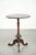 Traditional Antique Round Carved Side Table For Sale - Image 3 of 13
