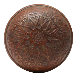 Antique Bronze Vernacular Lockwood Passage Door Knob