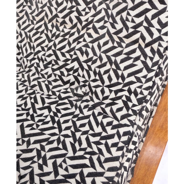 Mid-Century Modern Bent Plywood Scoop Shape Chair & Ottoman on Dowel Legs Mint For Sale - Image 11 of 18