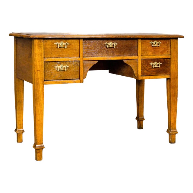 Biedermeier Desk in Oak For Sale