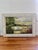 Romantic Garden Landscape in Distressed White Frame - Unknown Artist For Sale - Image 4 of 5