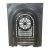 Late 19th Century French Quarter Cast Iron Fireplace Surround & Cover 26.75" X 21" For Sale