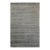 8x10 Gray Hand-Knotted Wool Viscose Subtle Striations Solid Open Field Carpet For Sale