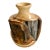 Vintage Handcrafted Live Edge Wood Vase by How's Your Aspen? Rocky Mountains, 5.75"h For Sale