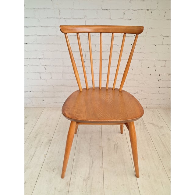 Mid-Century Modern Dining Chairs in Beech and Elm by Lucian Ercolani for Ercol, 1960s, Set of 4 For Sale - Image 12 of 16