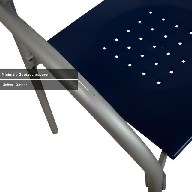Segis Breeze Plastic Chairs by Carlo Bartoli, Set of 4 For Sale - Image 10 of 16