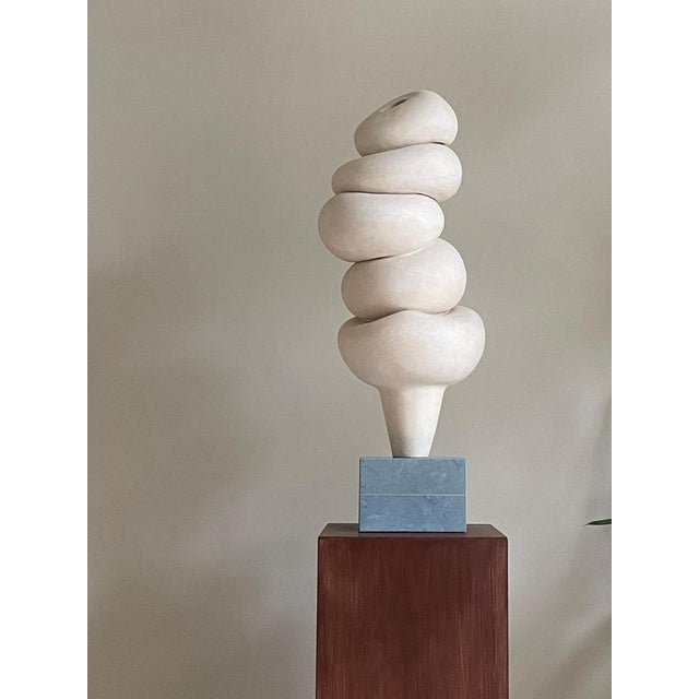 Forever Loved Ceramic Sculpture by Françoise Jeffrey For Sale - Image 4 of 6