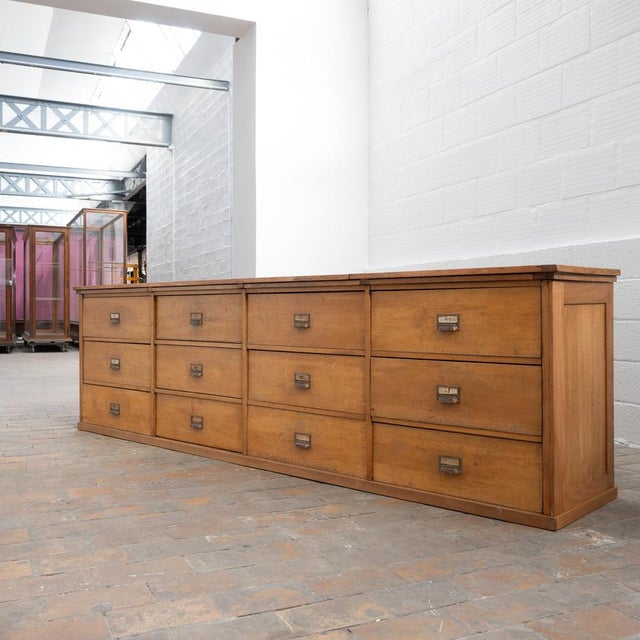 Antique Shop Cabinet with Drawers, France, Early 20th Century For Sale - Image 8 of 12