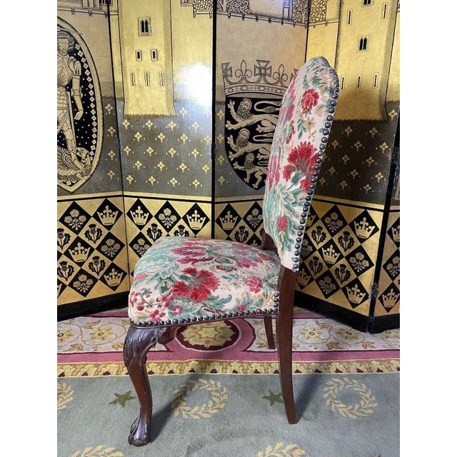 Wood English Chairs, Set of 6 For Sale - Image 7 of 10