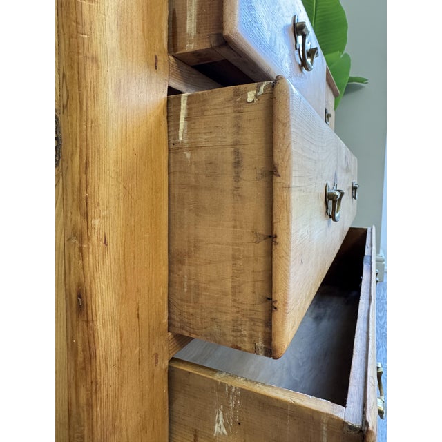 Antique Pine Dovetail Chest of Drawers, 1890s For Sale - Image 9 of 13