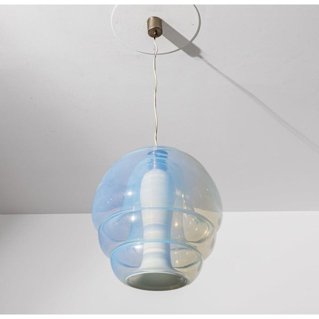 Polpo LS134 Pendant Light in Opalescent Murano Glass by Carlo Nason for Mazzega, 1980s For Sale - Image 11 of 15