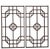 This matching pair of antique Chinese architectural panels is handmade from solid poplar wood retrieved from Shanxi...