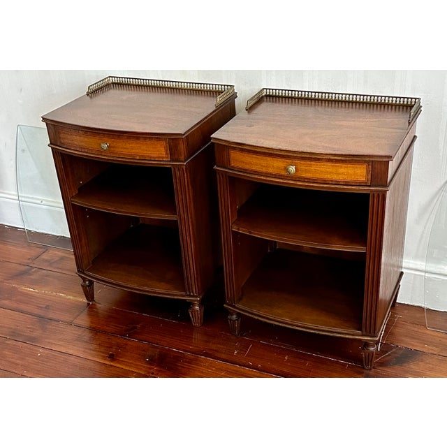 1940s Pair Bed Side Tables By Kittinger Chairish
