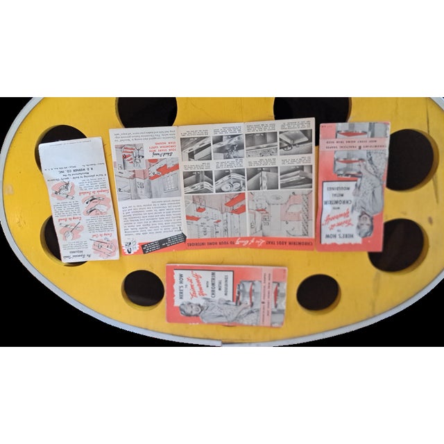 Vintage American Chromtrim Display Drum, 1950s For Sale - Image 6 of 14