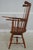 Frederick Duckloe Oak, Cherry, and Walnut Comb-Back Windsor Desk Writing Chair For Sale - Image 4 of 18