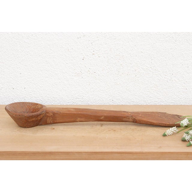 Hand-Hewn Farmhouse Kitchen Spoon For Sale In Los Angeles - Image 6 of 6