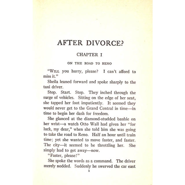 "After Divorce?" 1932 Parmer, Charles B. For Sale - Image 4 of 6