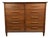 Mid 20th Century Ten Drawer Walnut Dresser by Davis Cabinet Company For Sale