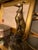This cast brass greyhound will quietly stand as a sentinel on your desk, mantle or bookshelf, reminding you that grace and...
