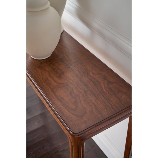Walnut Art Deco Console Table For Sale In Greensboro - Image 6 of 9